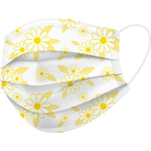 BeeSure Floral Earloop Masks