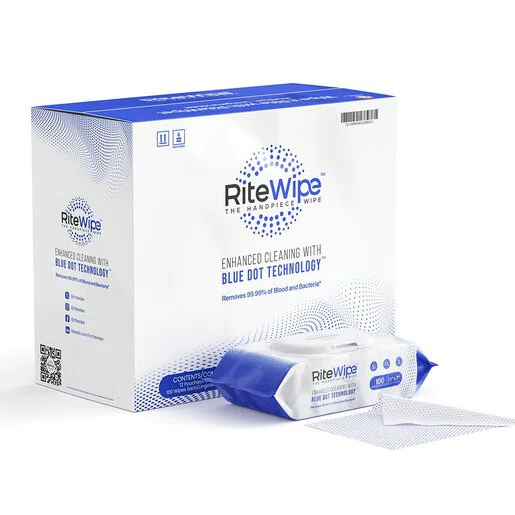 RiteWipe Dental Handpiece Cleaning Wipes
