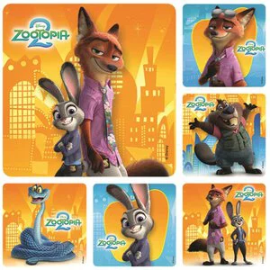 Stickers Kids Zootopia 2 100/Rl - Stickers Kids Zootopia 2 100/Rl - Image 1