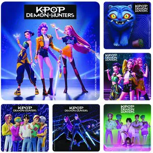 Stickers Kids K-Pop Demon Hunters 100/Rl - Stickers Kids K-Pop Demon Hunters 100/Rl - Image 1
