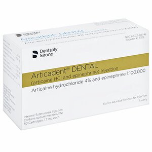 Articadent DENTAL Articaine HCI 4% and Epinephrine