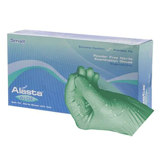 Alasta Aloe Nitrile Exam Gloves