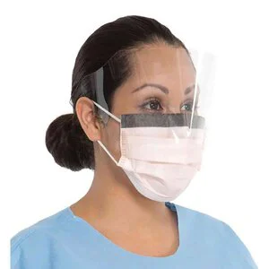 FLUIDSHIELD Level 3 Fog-Free Earloop Procedure Masks with Visor FLUIDSHIELD Level 3 Fog-Free Earloop Procedure Masks with Visor
