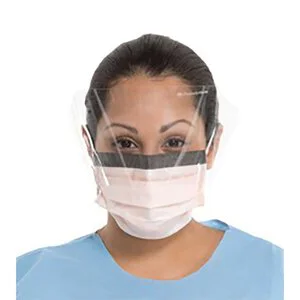 FLUIDSHIELD Level 3 Fog-Free Earloop Procedure Masks with Visor