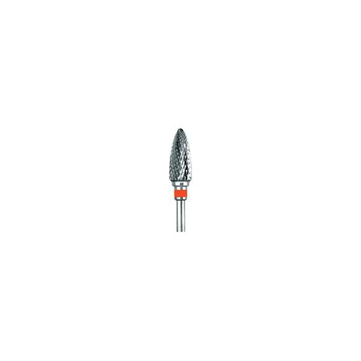 NTI E Fine Cross Cut Round End Tapered Carbide Cutter