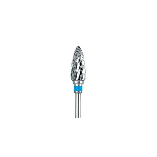 NTI E Regular Cross Cut Round End Tapered Carbide Cutter