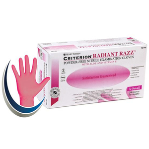 Criterion Radiant Razz Nitrile Exam Gloves