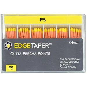 EdgeTaper Gutta Percha Points F5 Size #50 Yellow 60/Pkg product image