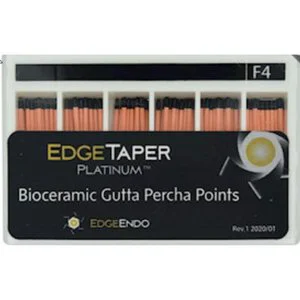 EdgeEndo Gutta Percha Points F4 Size #40 Black 60/Pk - EdgeEndo Gutta Percha Points F4 Size #40 Black 60/Pk - Image 1