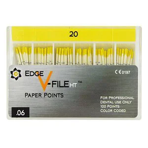 EdgeV-File HT 0.06 Taper Paper Points