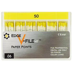 EdgeV-File HT 0.06 Taper Paper Points