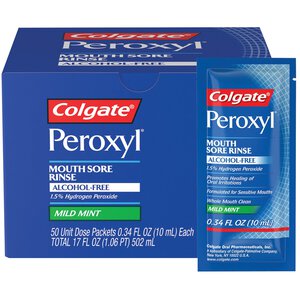 Peroxyl Mouth Sore Rinse Unit Dose Packets