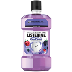 Listerine Smart Rinse Berry Splash Anticavity Fluoride Mouthwash