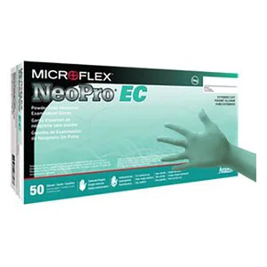 MICROFLEX NeoPro EC Neoprene Exam Gloves 2X-Large Green Non-Sterile 50/Bx product image