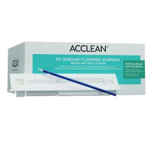 5% Sodium Fluoride Varnish Brush & Tray System 5% Sodium Fluoride Varnish Brush & Tray System