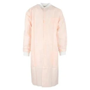 Criterion Protective Lab Coat SMS Medium Light Pink 10/Pk product image