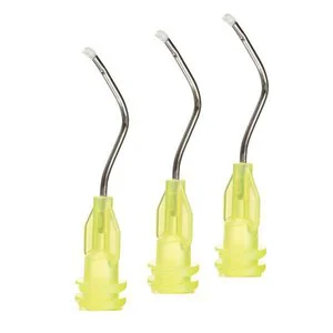 Prebent Infusor Tips Yellow 19 Gauge 100/Pk - Prebent Infusor Tips Yellow 19 Gauge 100/Pk - Image 1