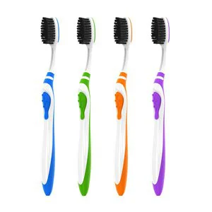 Charcoal Bristles Compact Toothbrush Charcoal Bristles Compact Toothbrush
