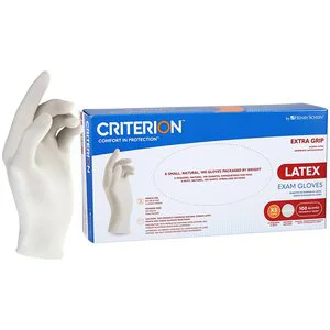 Criterion Latex Exam Extra Grip Gloves Criterion Latex Exam Extra Grip Gloves