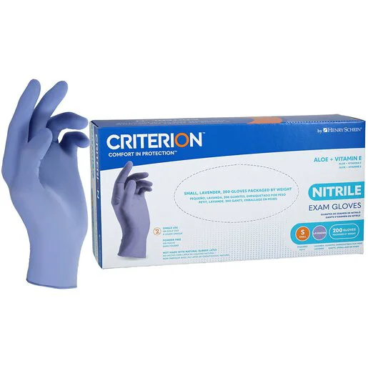 Criterion Nitrile Exam Aloe + Vitamin E Gloves