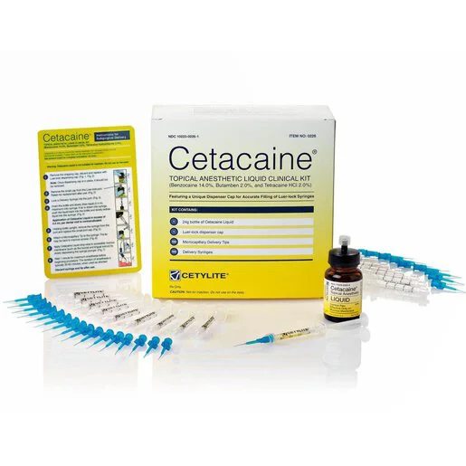 Cetacaine Topical Anesthetic Liquid Chairside Kit