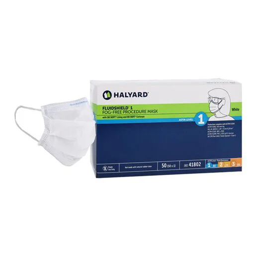 FLUIDSHIELD Level 1 Fog-Free Earloop Procedure Masks