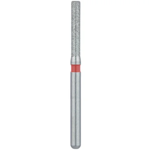 Singles Round Edge Cylinder FG Fine Diamond Burs