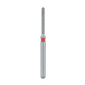 Singles Round End Cylinder FG Fine Diamond Burs
