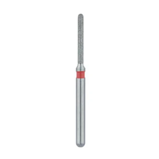 Singles Round End Cylinder FG Fine Diamond Burs