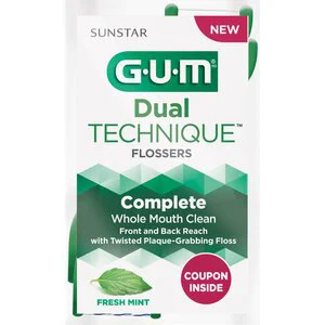 GUM Dual Technique Flossers GUM Dual Technique Flossers