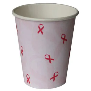 Pink Ribbon Paper Drinking Cups Pink Ribbon Paper Drinking Cups