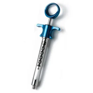 Fusion Aspirating Syringe Silver Medium Ea product image